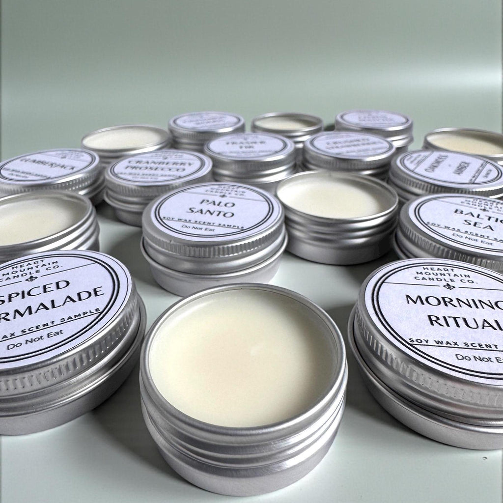 Candle fragrance discovery set soy candle scent sampler tins candle scent testing kit handmade candle sample set clean burning non-toxic candle fragrance tester candle scent sampler pack candle fragrance sampler gift candle scent tester kit home fragrance sampler candle scent discovery pack candle scent sample set candle scent selection set try different candle scents candle sampler gift for candle lovers