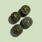 green beeswax ritual candle for abundance prosperity money growth manifestation candle small altar candle meditation candle focus candle intention setting candle handmade beeswax candle spiritual candle for financial intention success opportunity energy alignment