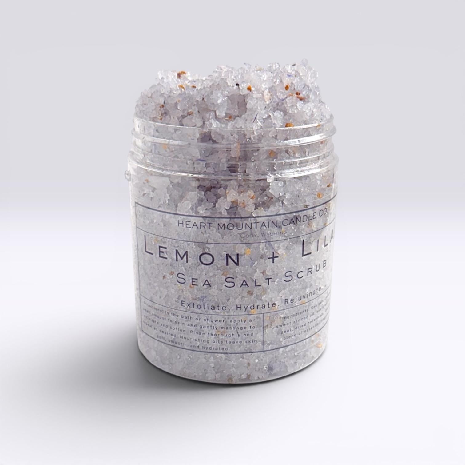Lemon and Lilac Exfoliating Body Polish