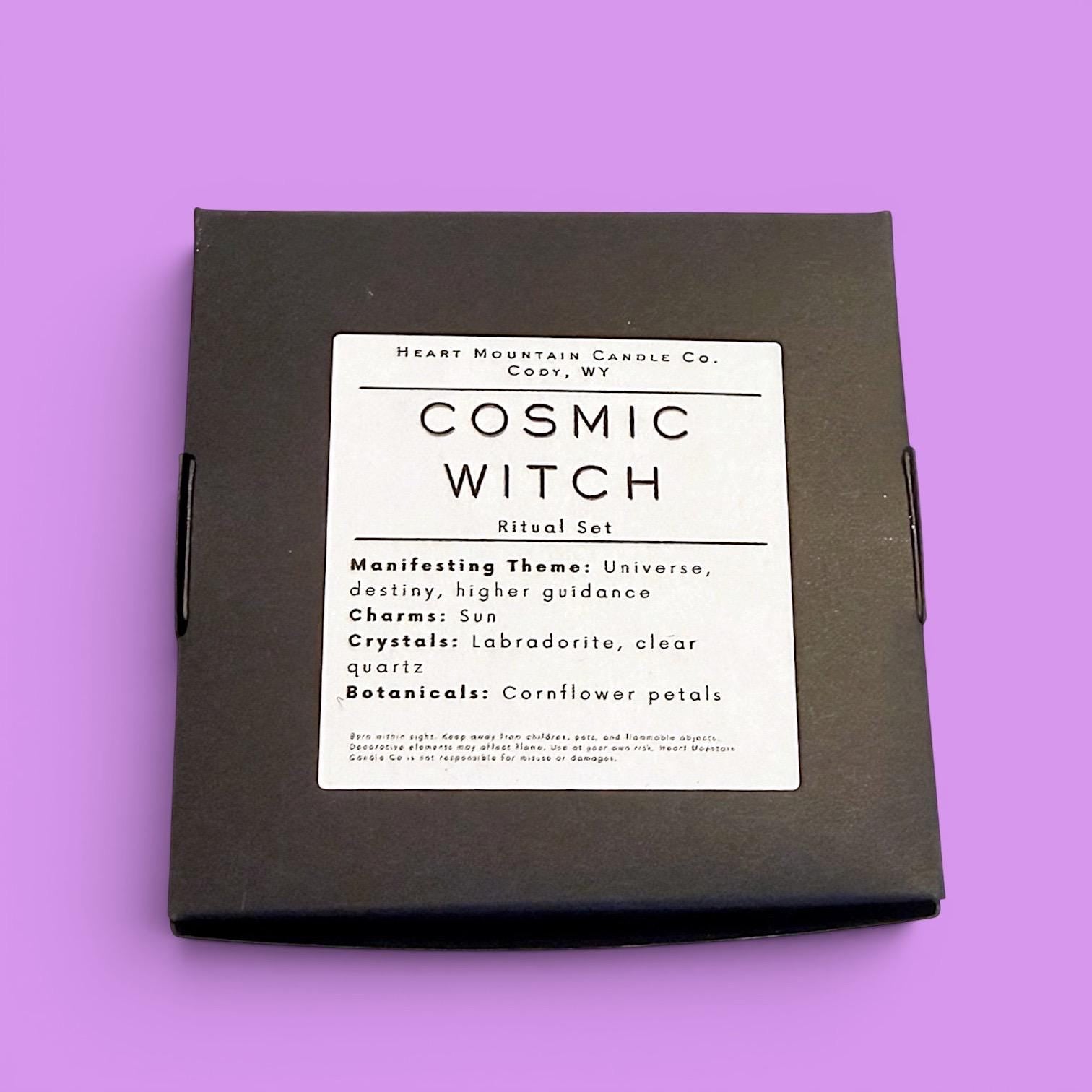 self care ritual candles tea lights celestial candles cosmic ritual candles grounding candles space aesthetic candle set calming glow clean burn peaceful environment meditation journaling relaxation with selenite crystal spiritual home decor