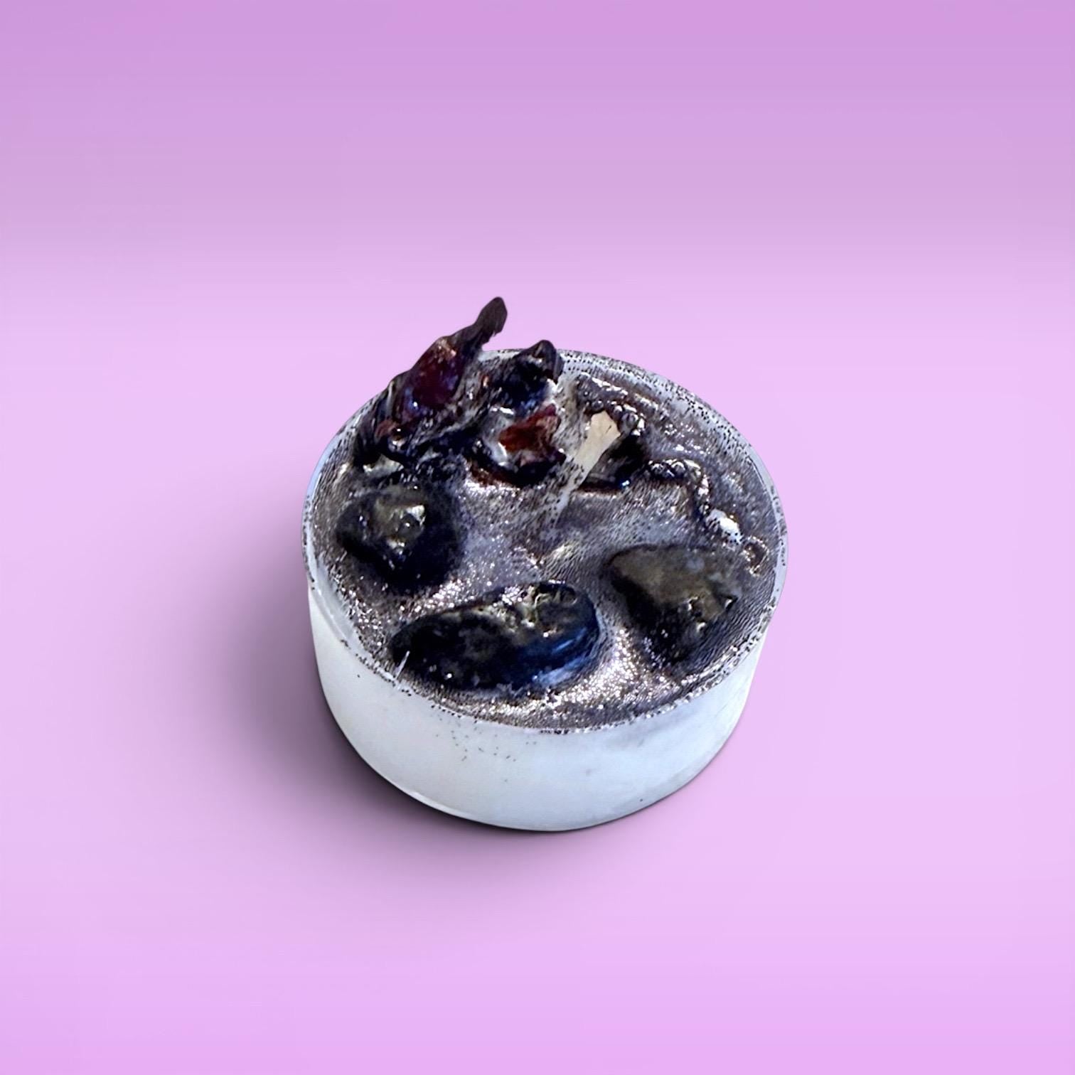 self care ritual candles tea lights shadow work candles inner work candles grounding candles deep aesthetic candle set calming glow clean burn peaceful environment meditation journaling reflection with selenite crystal spiritual home decor