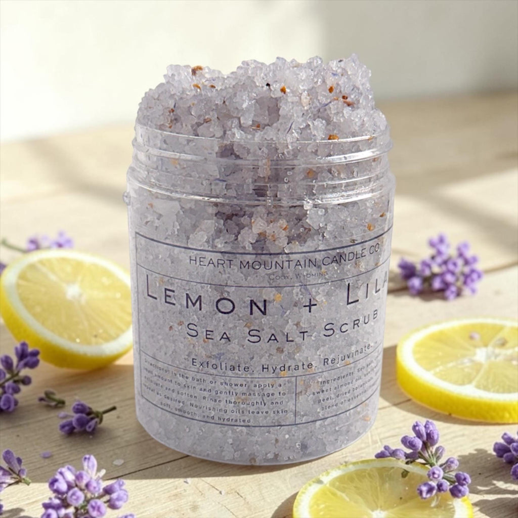 Lemon and Lilac Exfoliating Body Polish