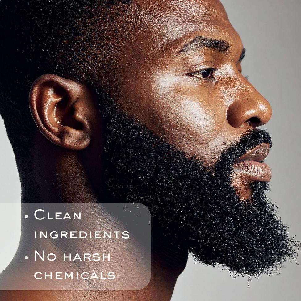 premium mens beard oil with rugged luxury aesthetic fresh woodland inspired beard and mustache oil crafted to condition beard hair hydrate skin beneath the beard and create a softer healthier looking beard masculine self-care essential with crisp green notes soft woods and fresh air scent perfect Christmas gift Fathers Day gift birthday gift graduation gift retirement gift Valentines Day gift groomsmen gift anniversary gift gift for boyfriend husband gift handcrafted mens grooming product